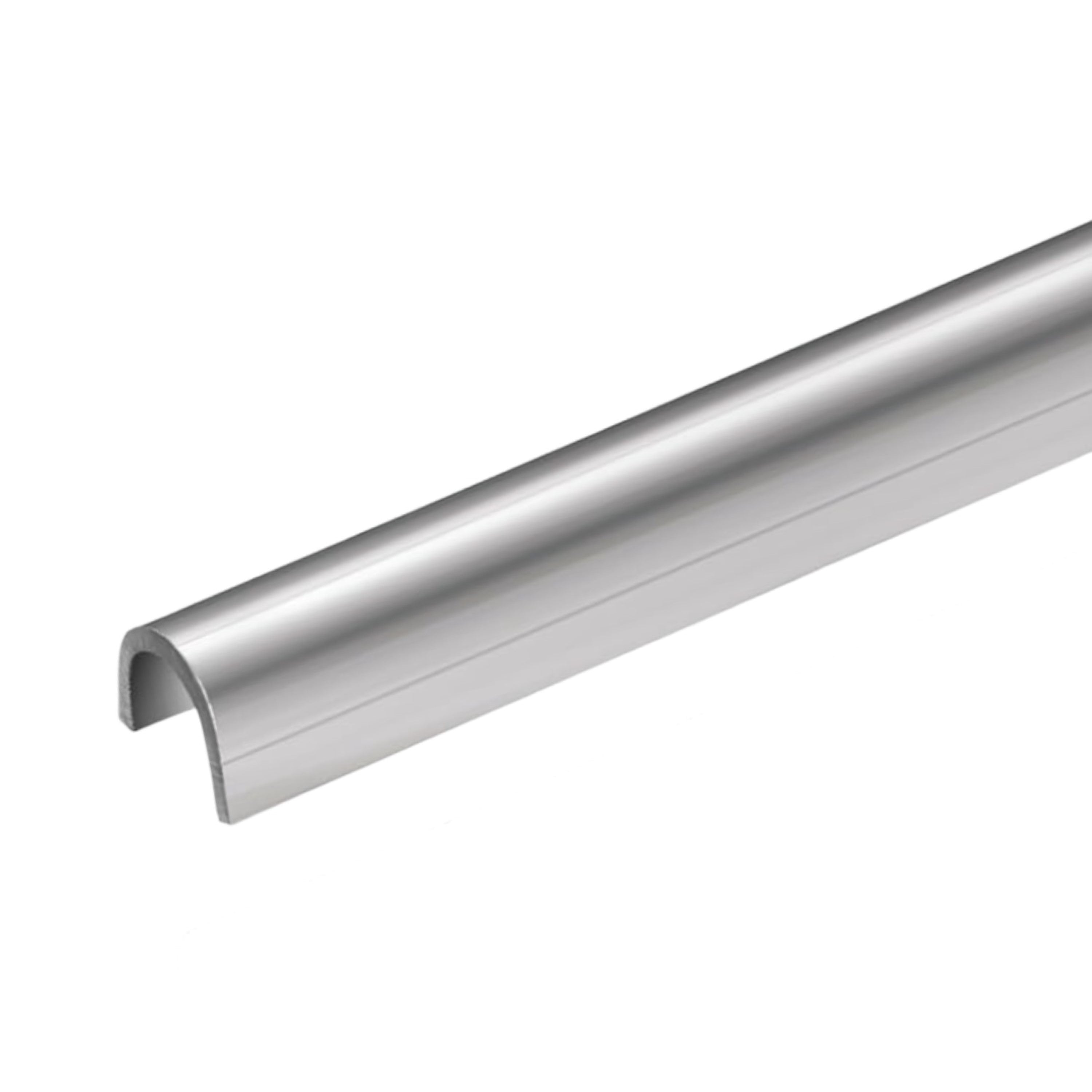 Snap On Repair Track Cover 1/4" inch for Sliding Patio Glass Screen Doors | Sliding Door Repair Replacement Stainless Steel | Fix Sliding Glass Door Track Cover - Garage and Sliding Door Hardware